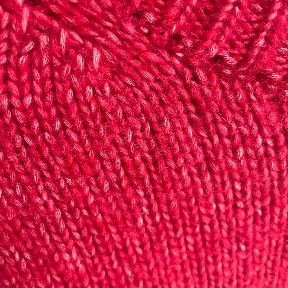 La Ligne Red Knit Sweater • Size Large • Classic Elevated Essential - Picture 9 of 11